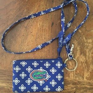 Vera Bradley Collegiate ZIP ID Lanyard